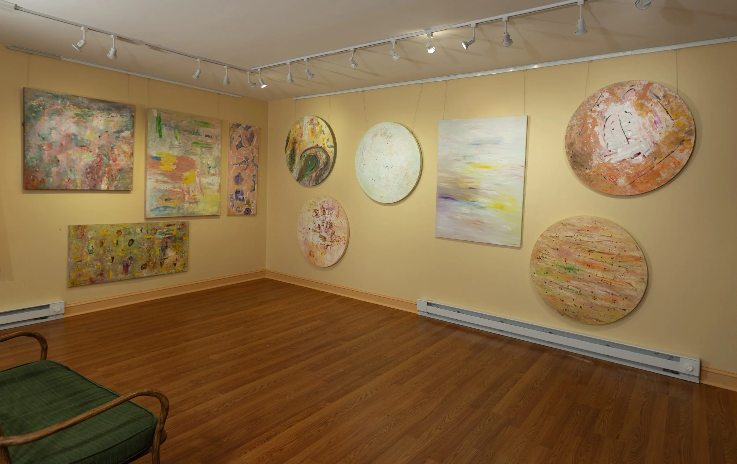 Irina Gorbman artwork in a dining room