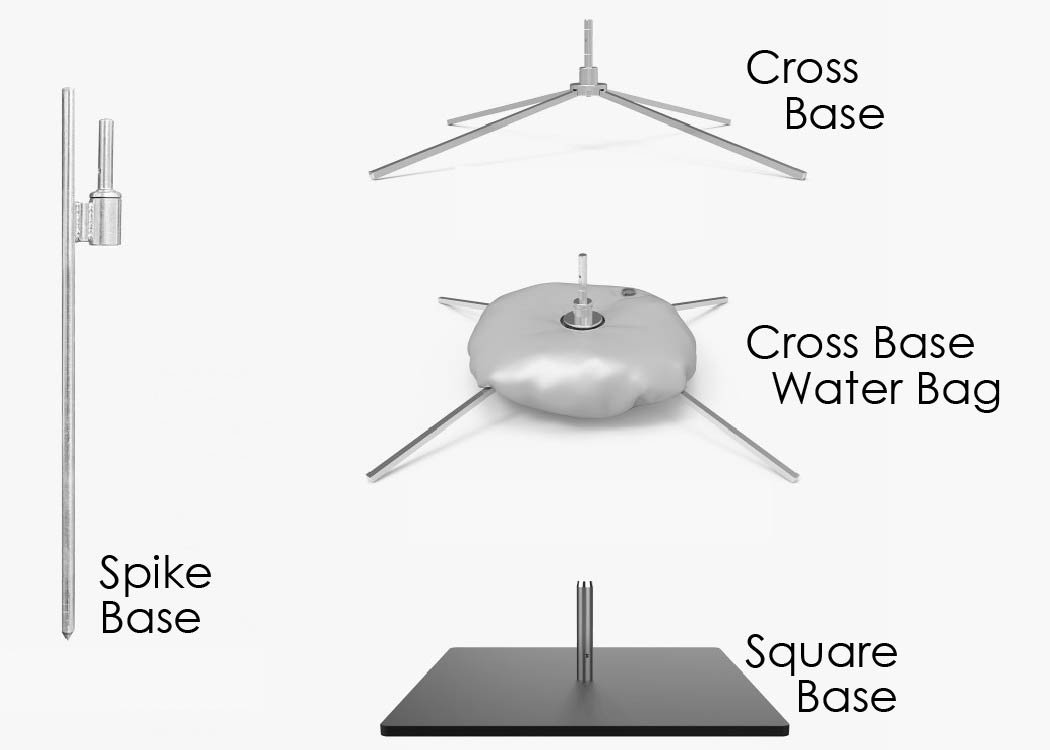 Feather Flag Base Options