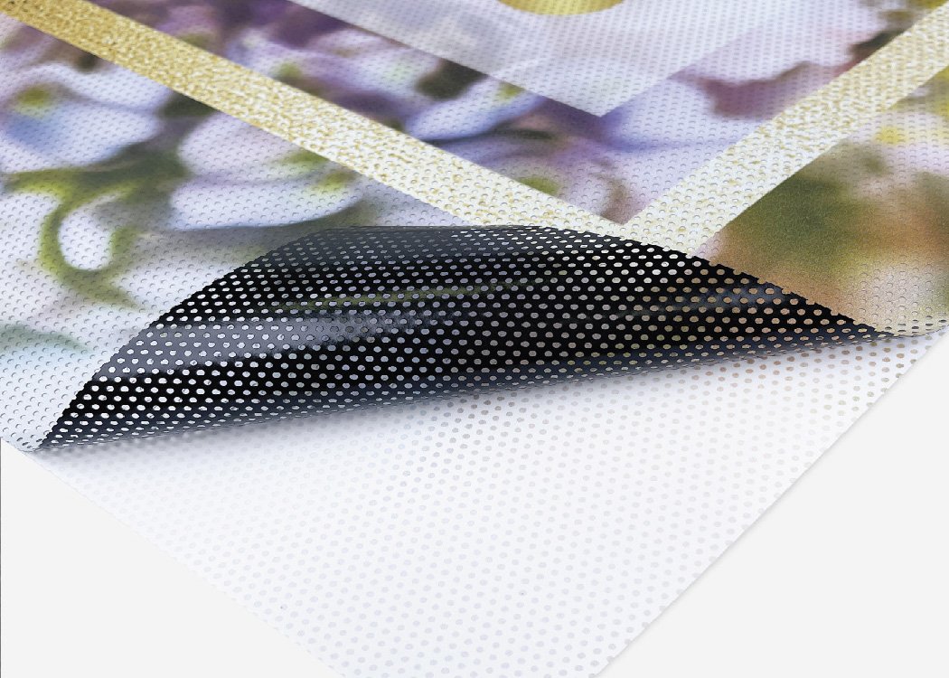 Custom Printed Perforated Window Film