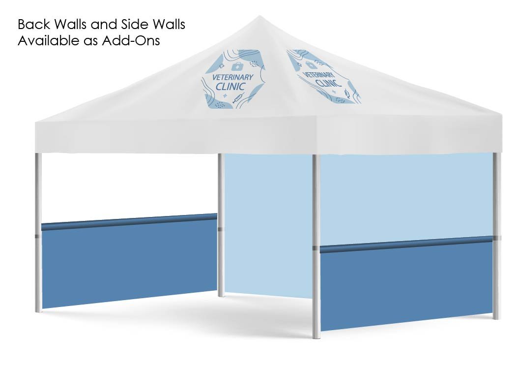 Event Tents with Sidewalls and Backwalls