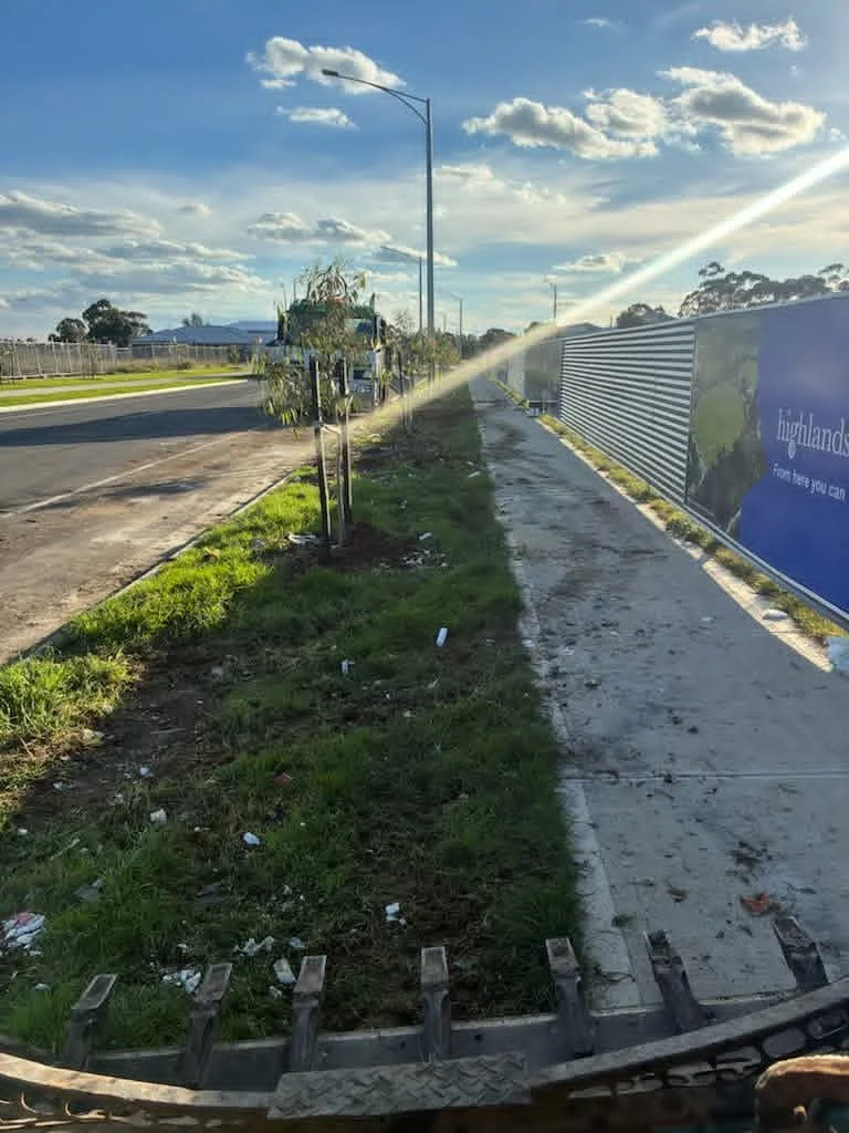 Development land after clearing and preparation