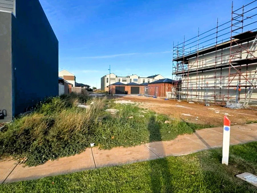 Rockbank residential block before clearing