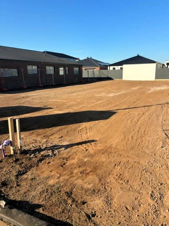 Tarneit construction property after site preparation