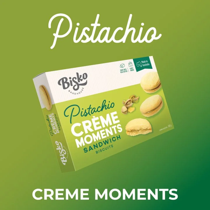 Bisko Pistachio Creme Moments