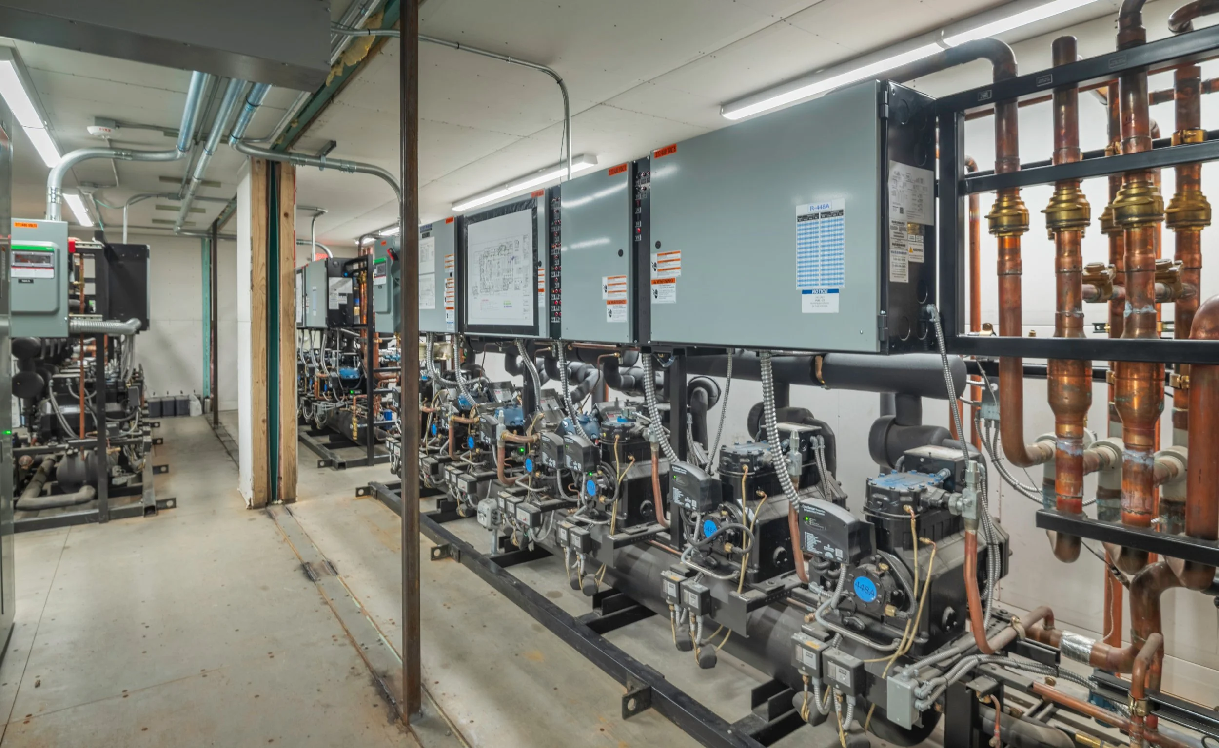 Uncle Giuseppe's mechanical room — commercial photography Greenvale NY