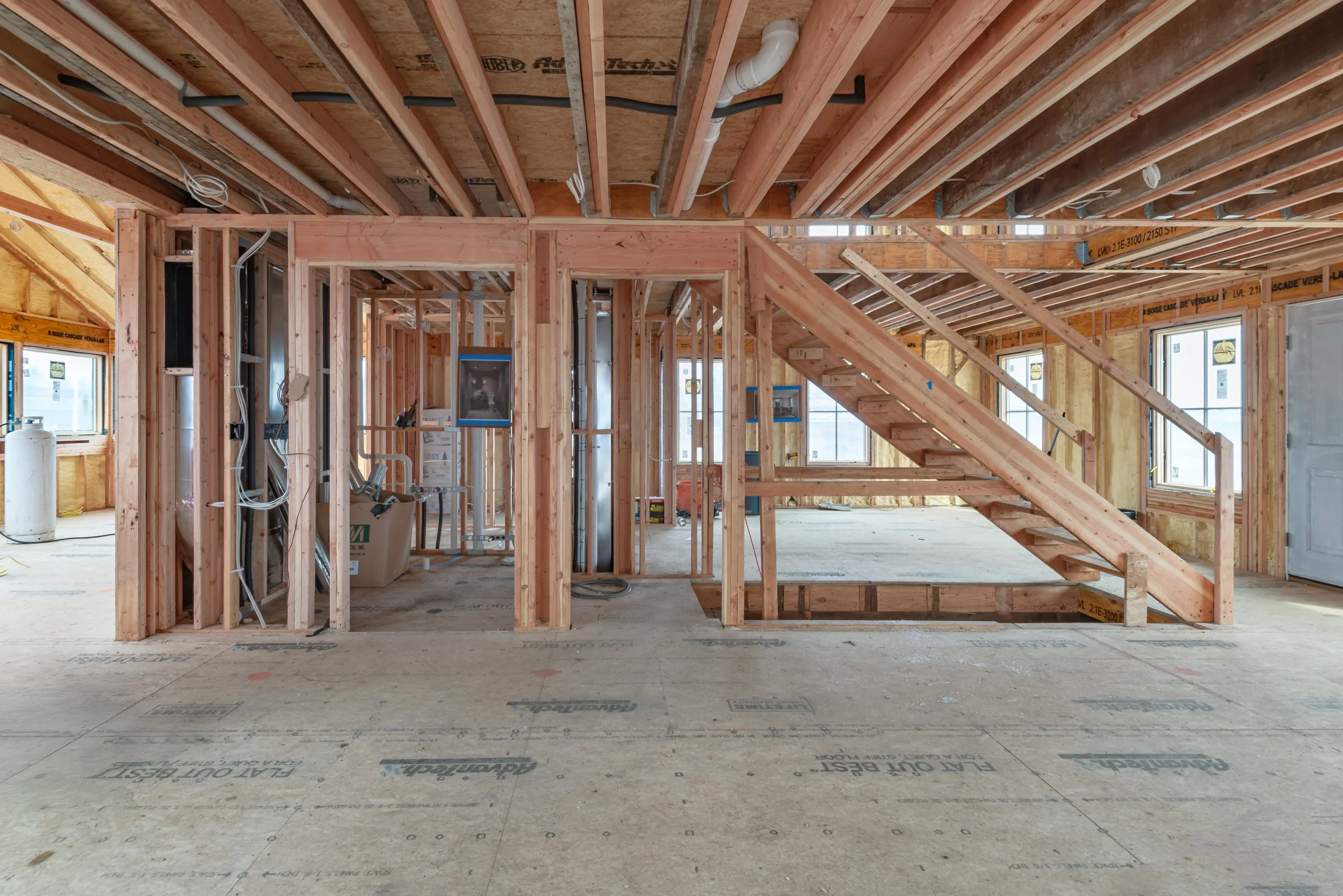 Hamptons renovation interior framing staircase Long Island NY — Palma Design