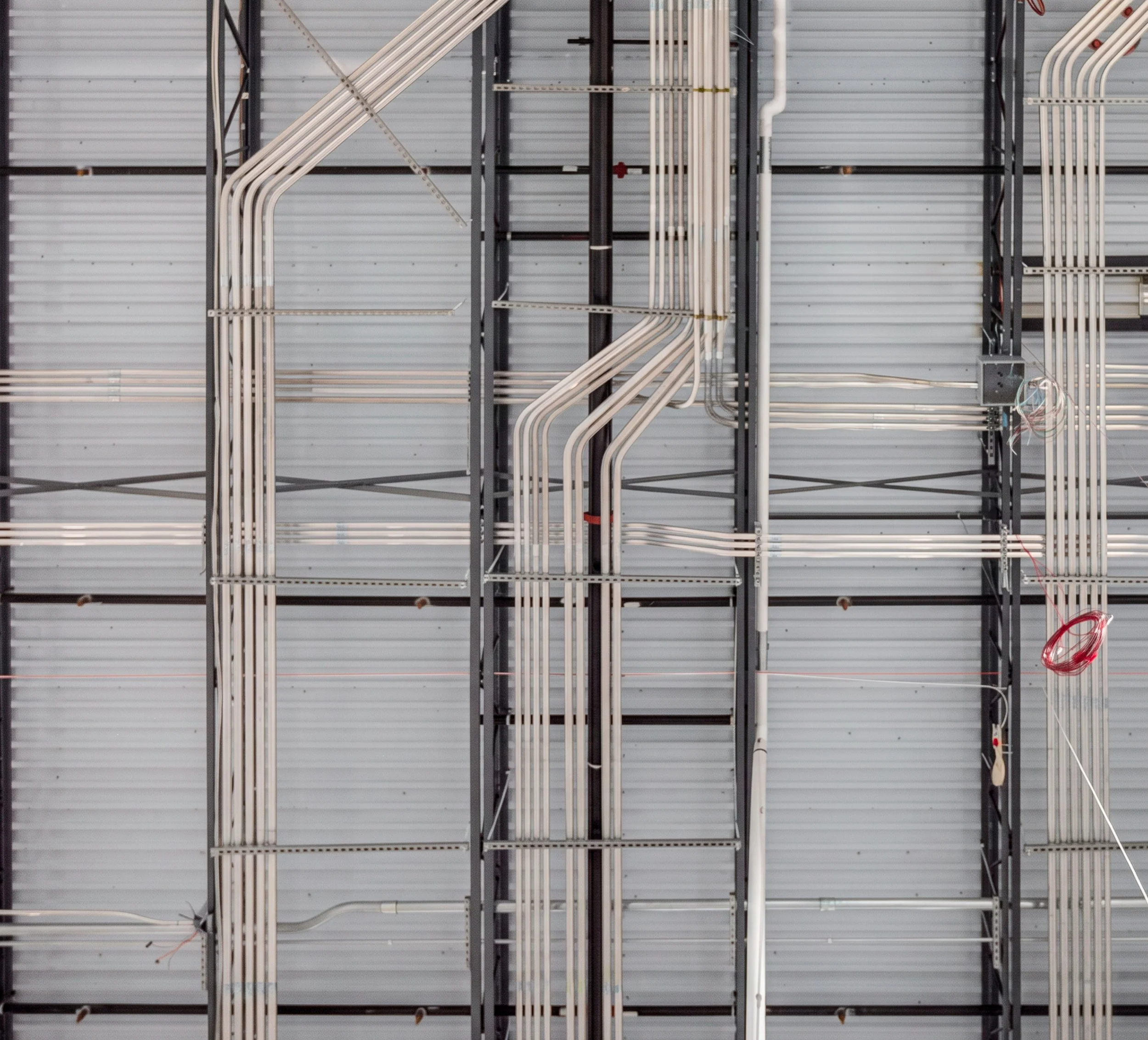 Electrical conduit installation detail — Amazon facility construction documentation