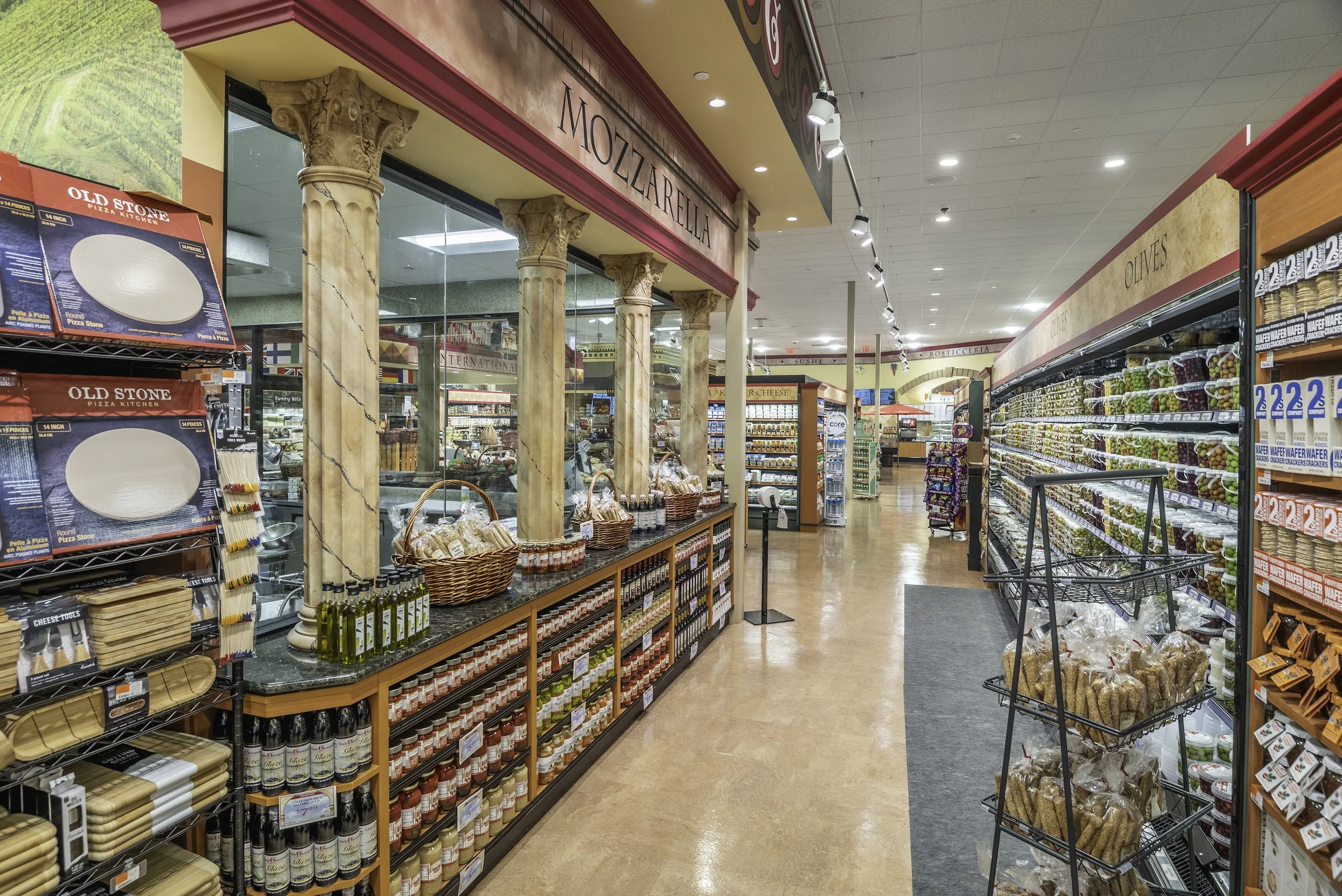 Uncle Giuseppe's Marketplace interior — commercial photography Long Island NY