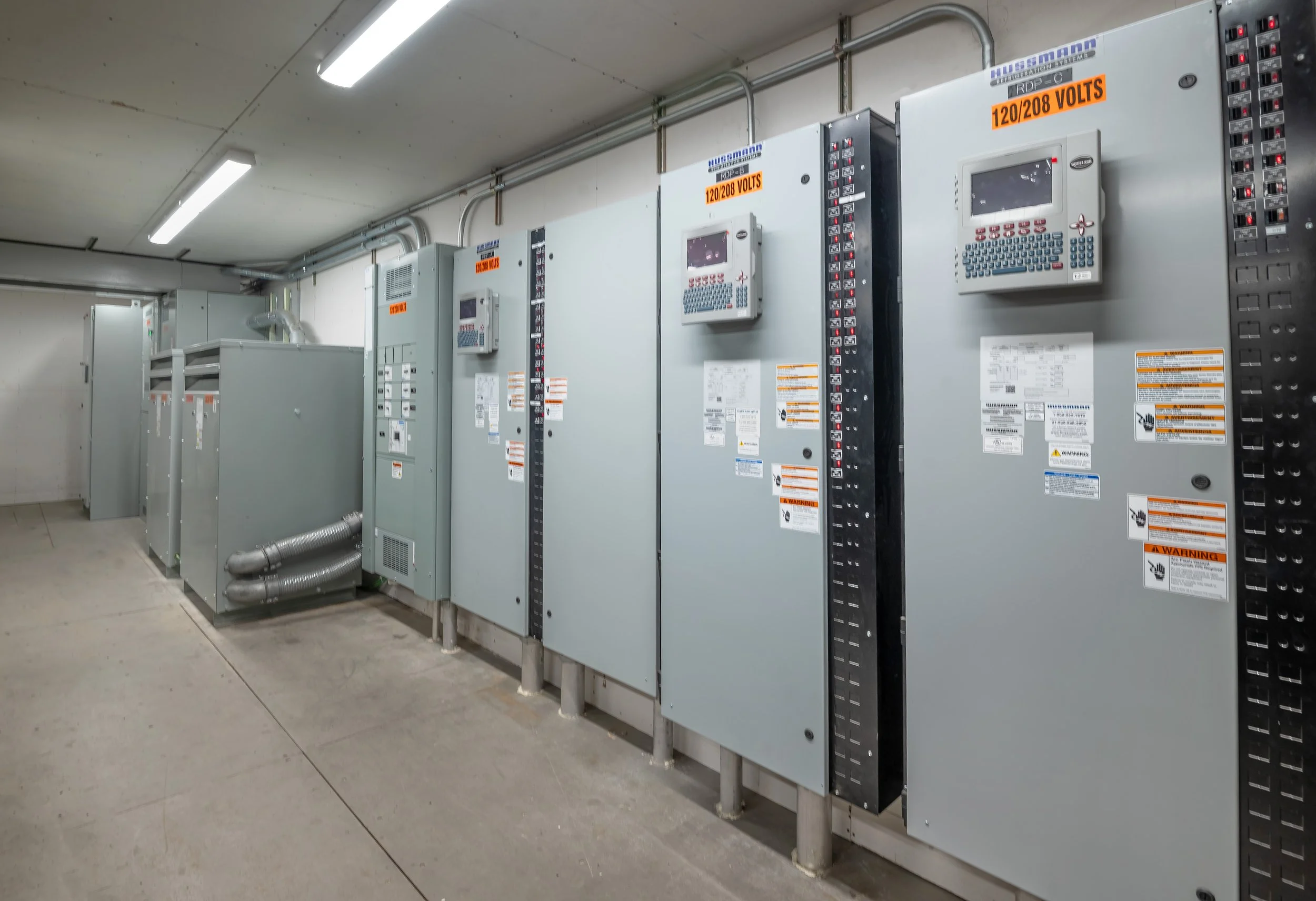 Uncle Giuseppe's commercial electrical panel — CM Richey Electric Long Island