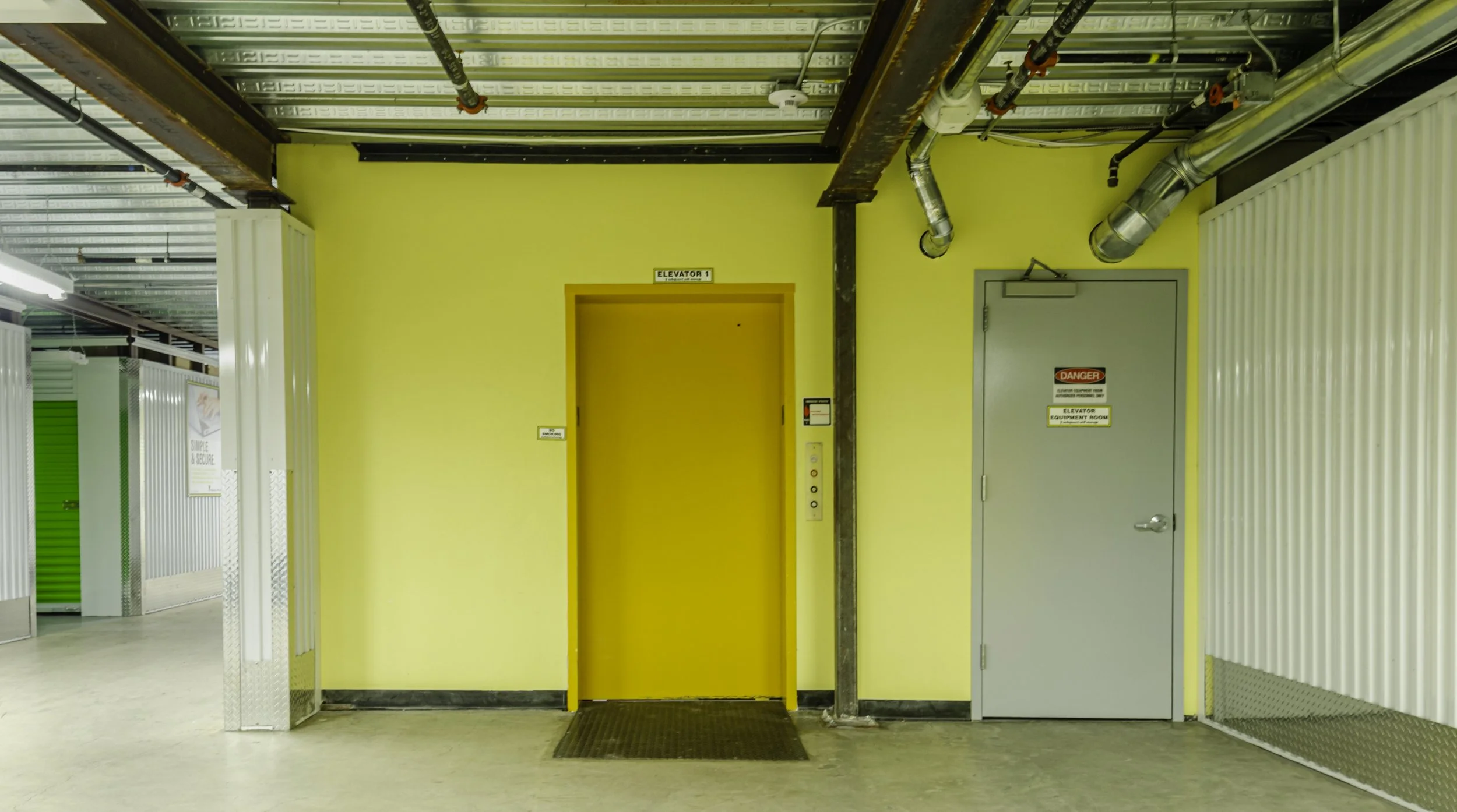 Safeguard Storage interior access area