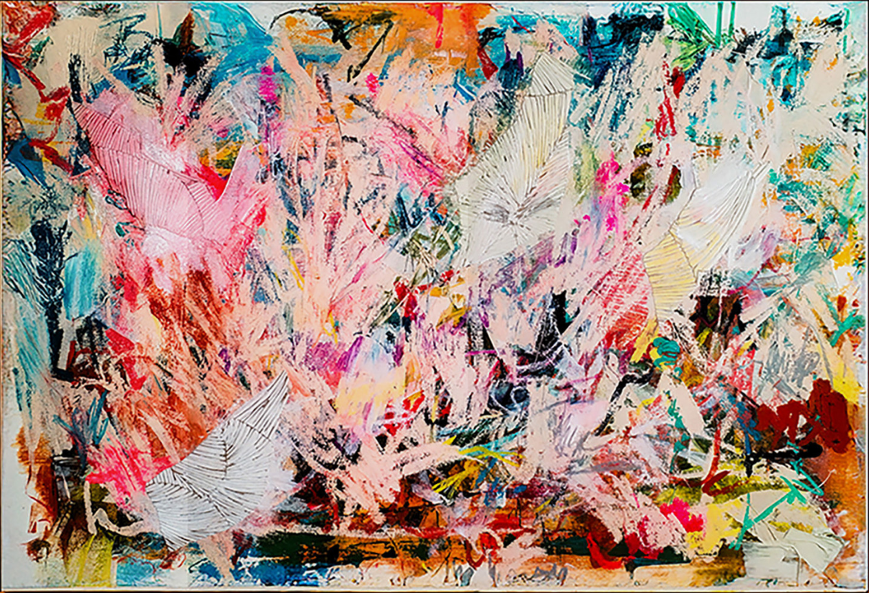 I don't feel no wings when I fly painting