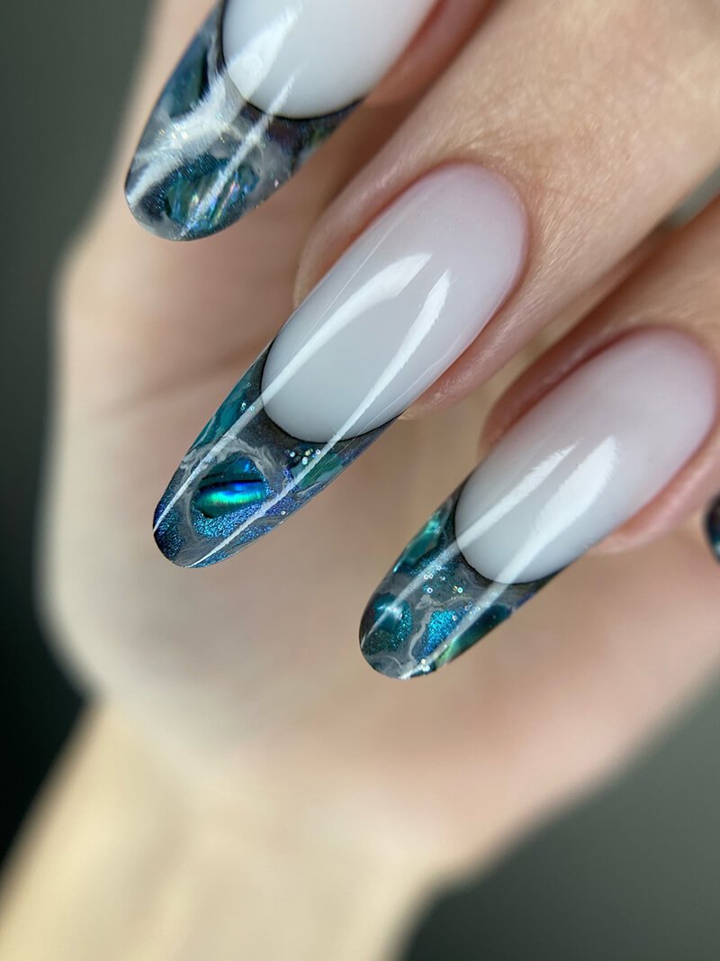 Gel Nail Extensions NYC Example