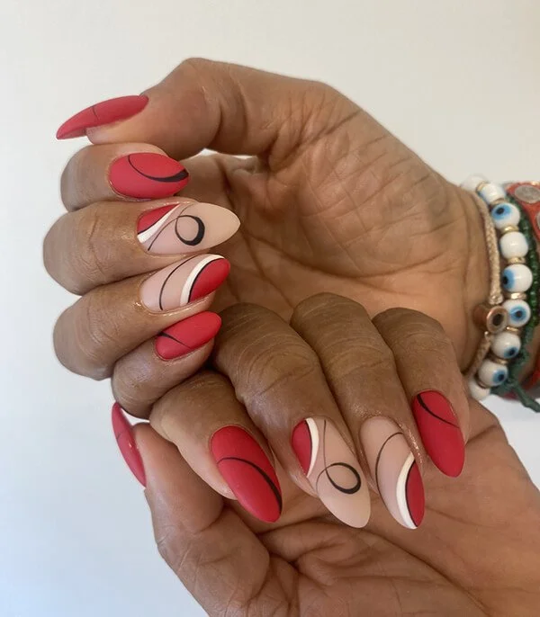 Advanced Russian manicure finish – glossy surface