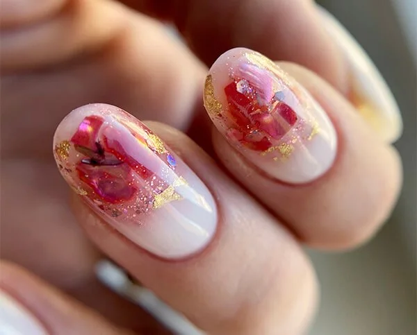 Russian Manicure with flawless cuticle work at Mars Nails NYC Russian Manicure with flawless cuticle work at Mars Nails NYC