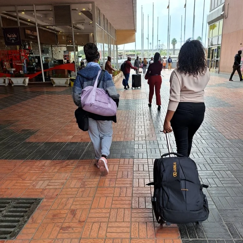 A calm travel scene representing steady, body-first planning