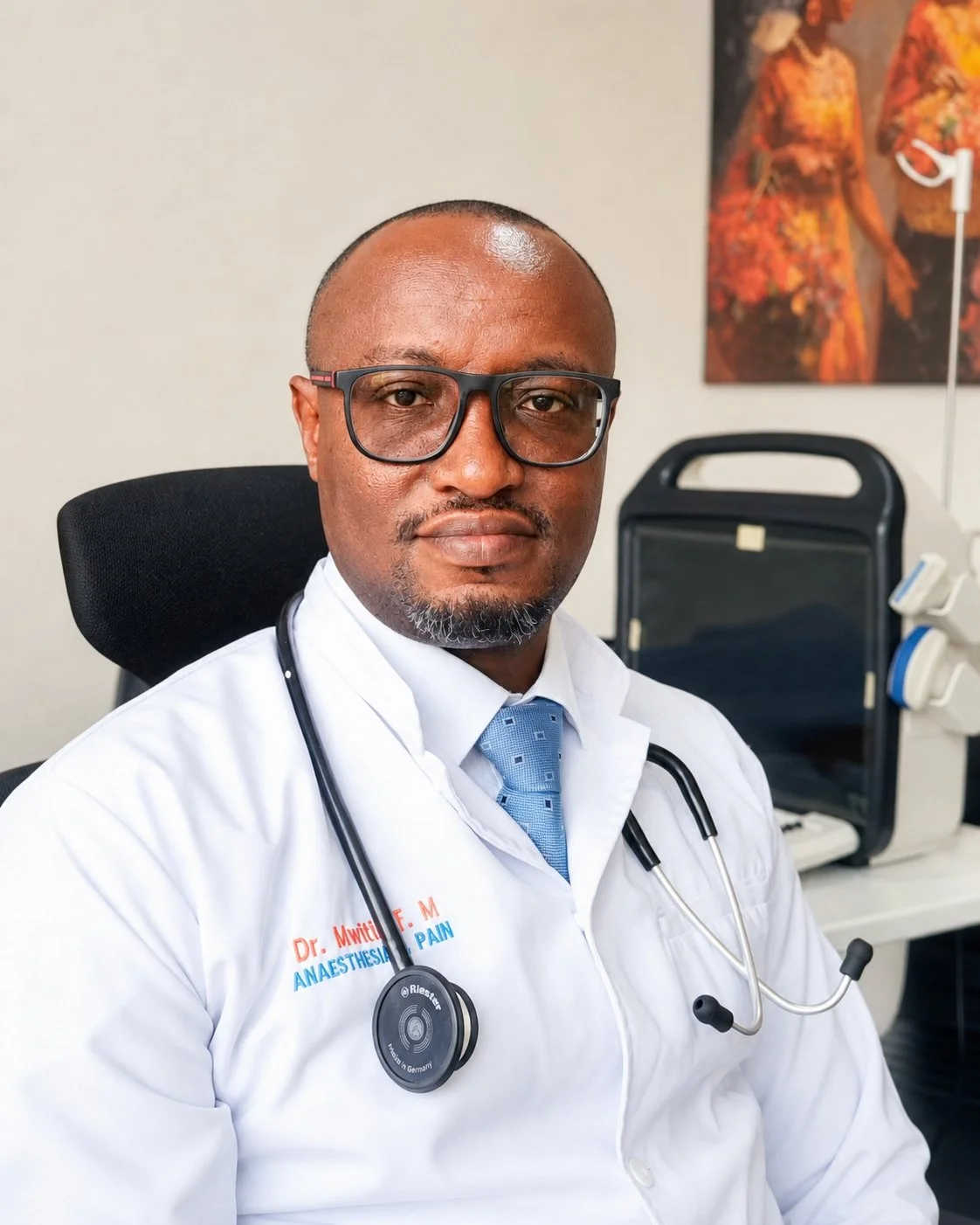 Dr Timothy Murithi Mwiti, pain specialist and anaesthesiologist, founder of Ticked Bucket List.