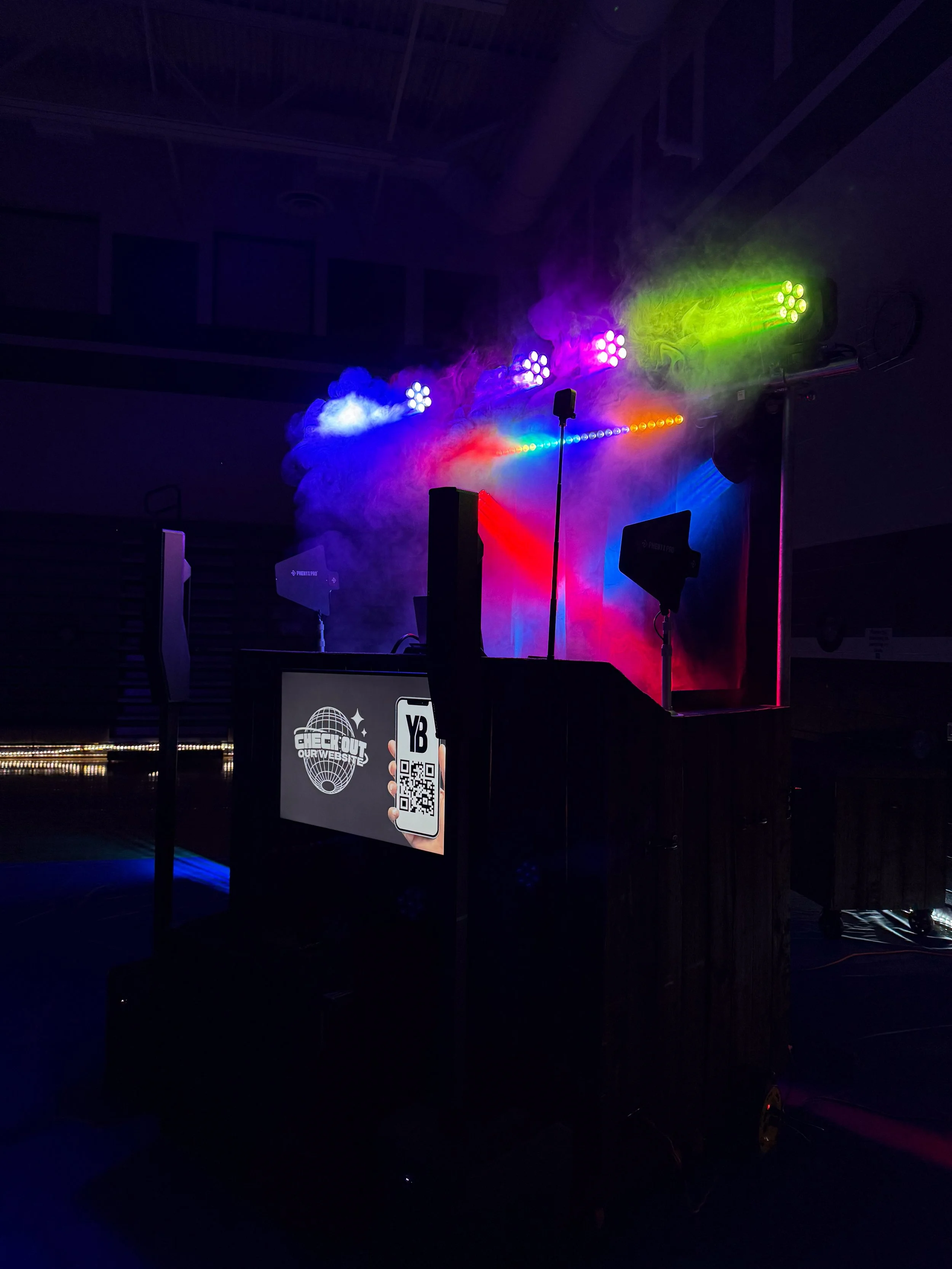 YB Studios Elevated wedding lighting