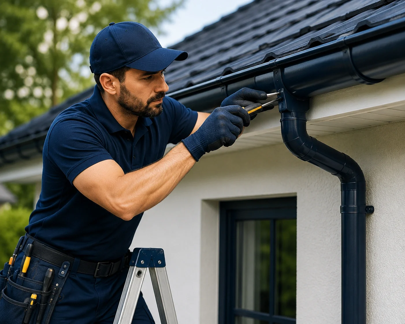 Clean gutters