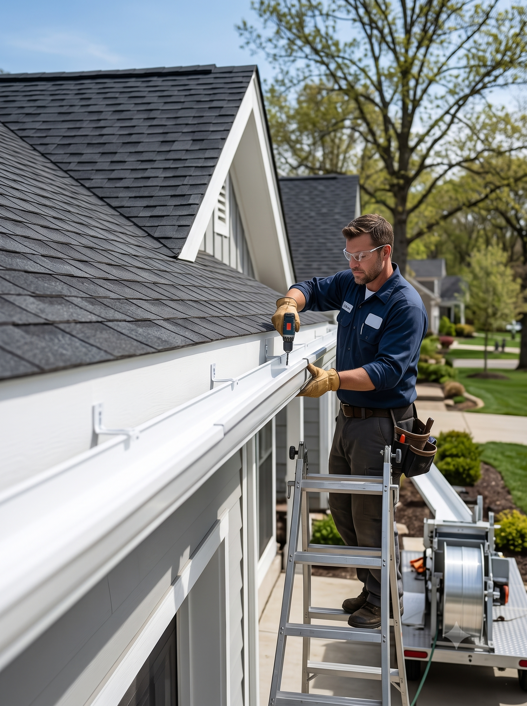 Professional Seamless Gutter Installation