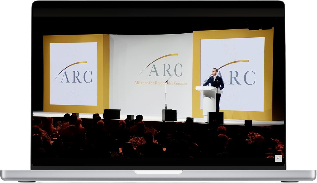 ARC mainstage on laptop