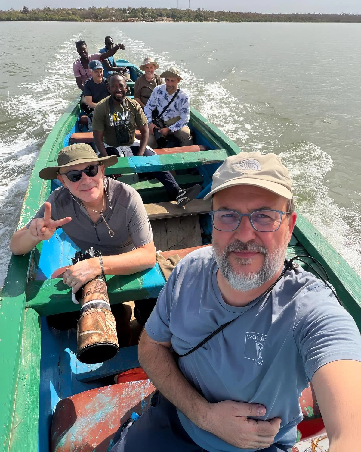 Rafael Armada guiding in The Gambia