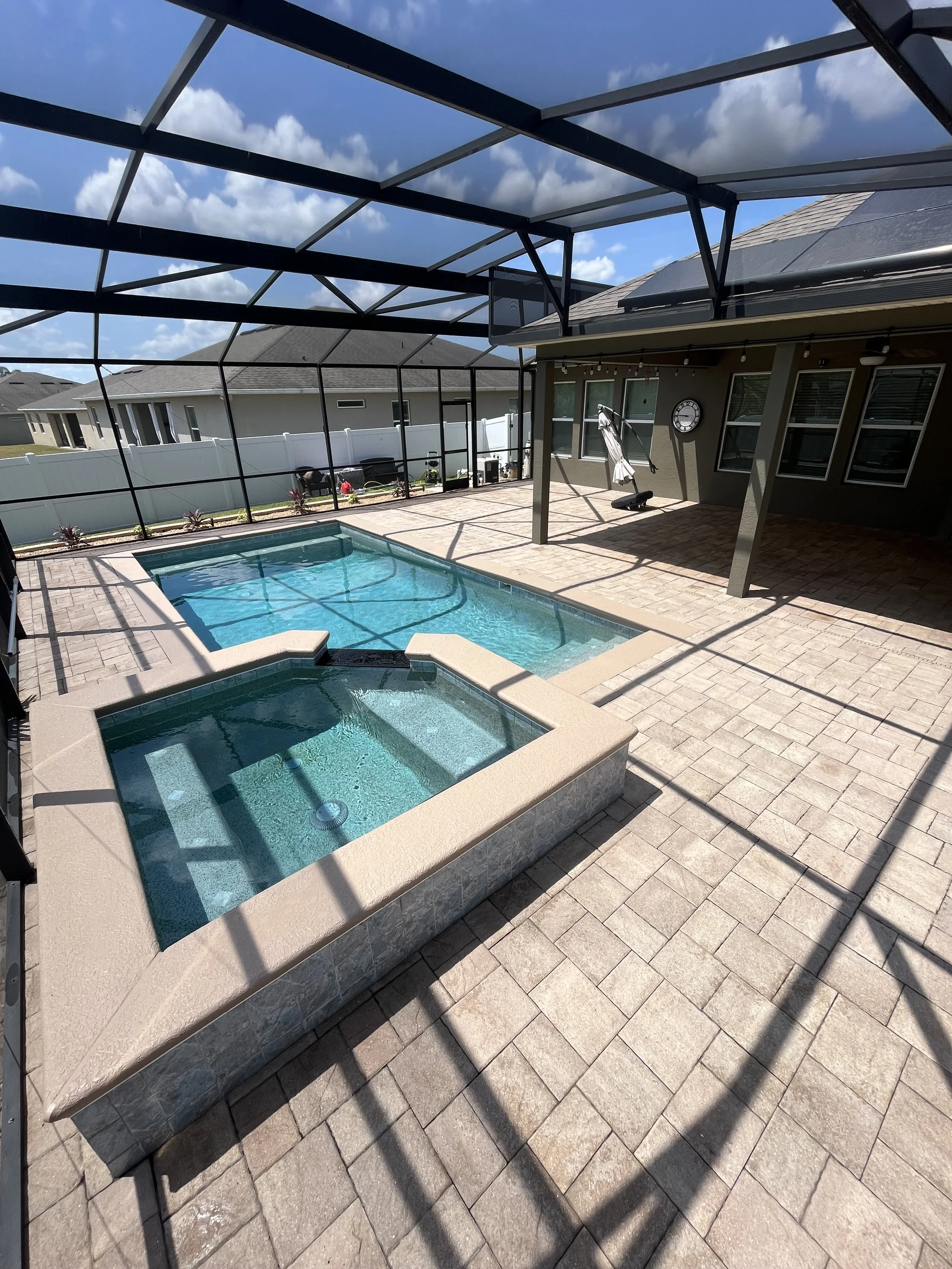 Pool deck cleaning in Orlando by Perfection Power Cleaning