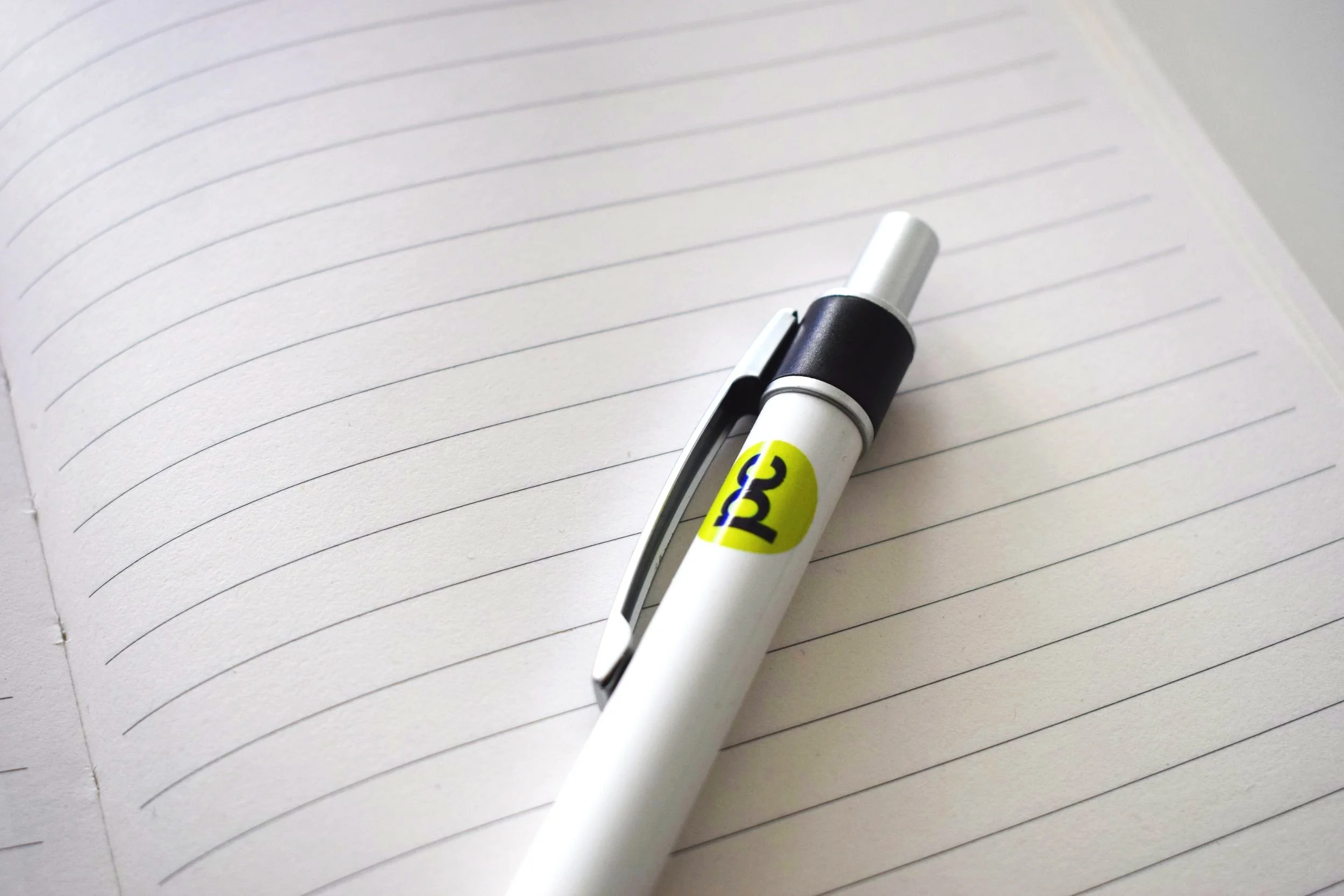 Popsco notebook and pen