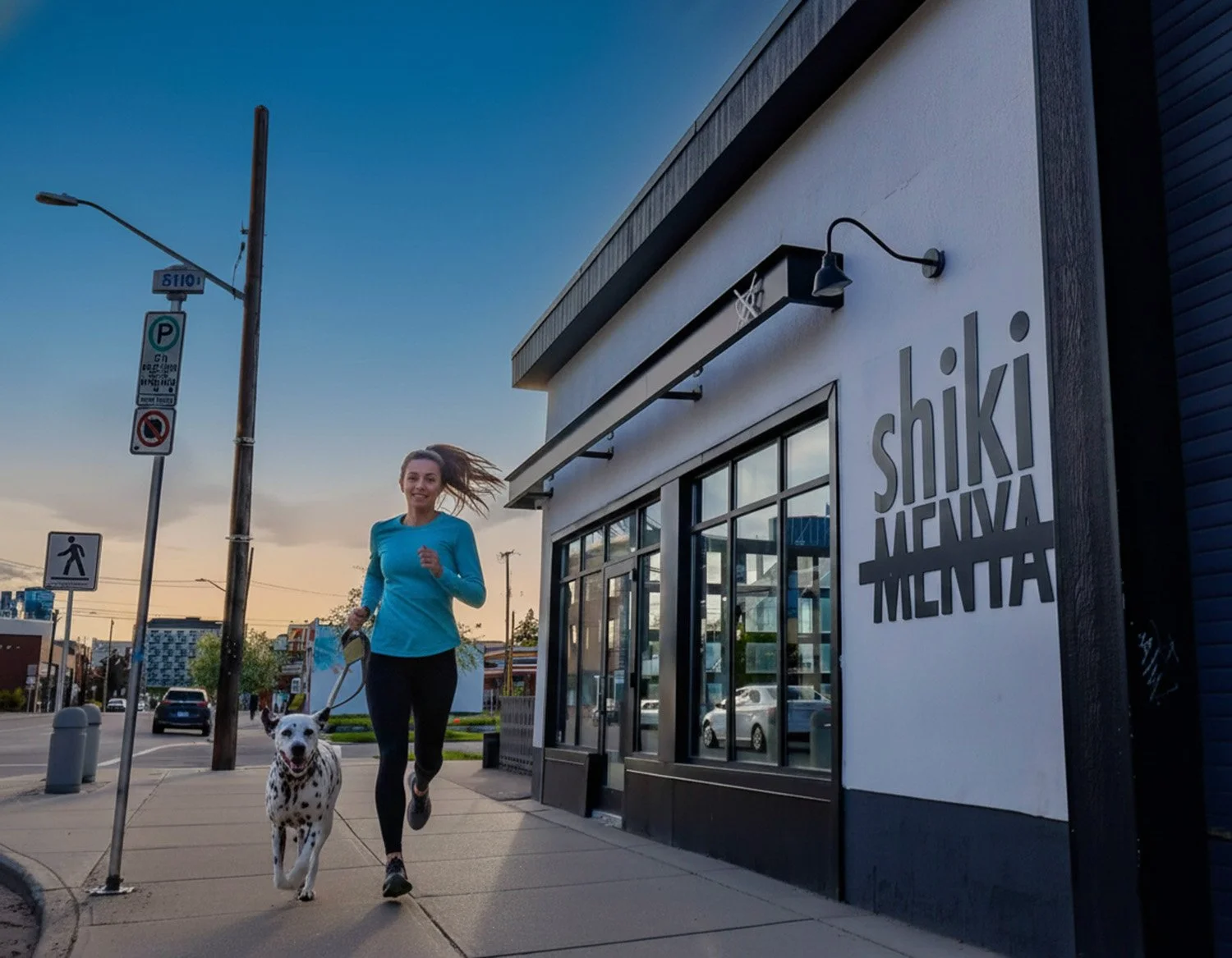 Patrick Dunn performing a strategic visual audit for Bridgeland BIA branding