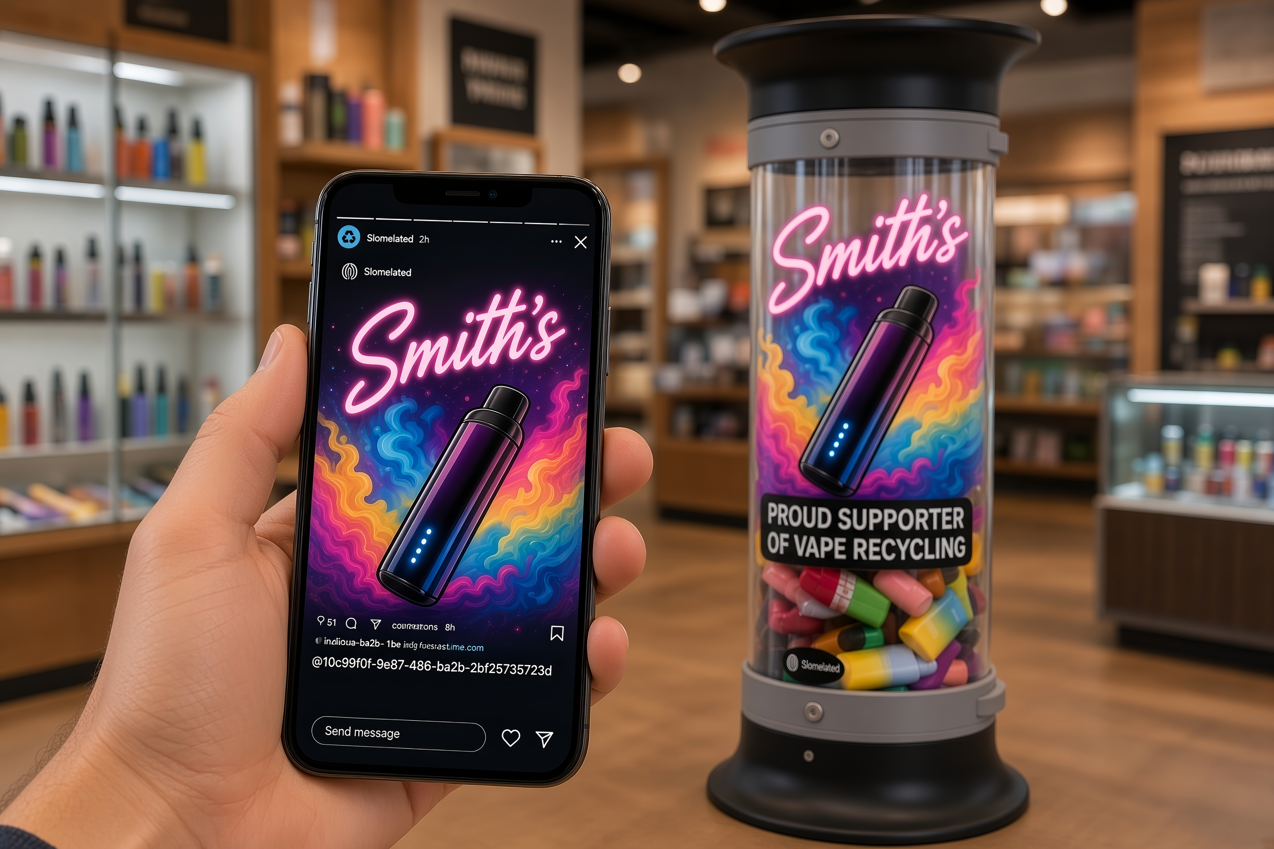ResQ Vapes digital boost and public drop-off bin visibility