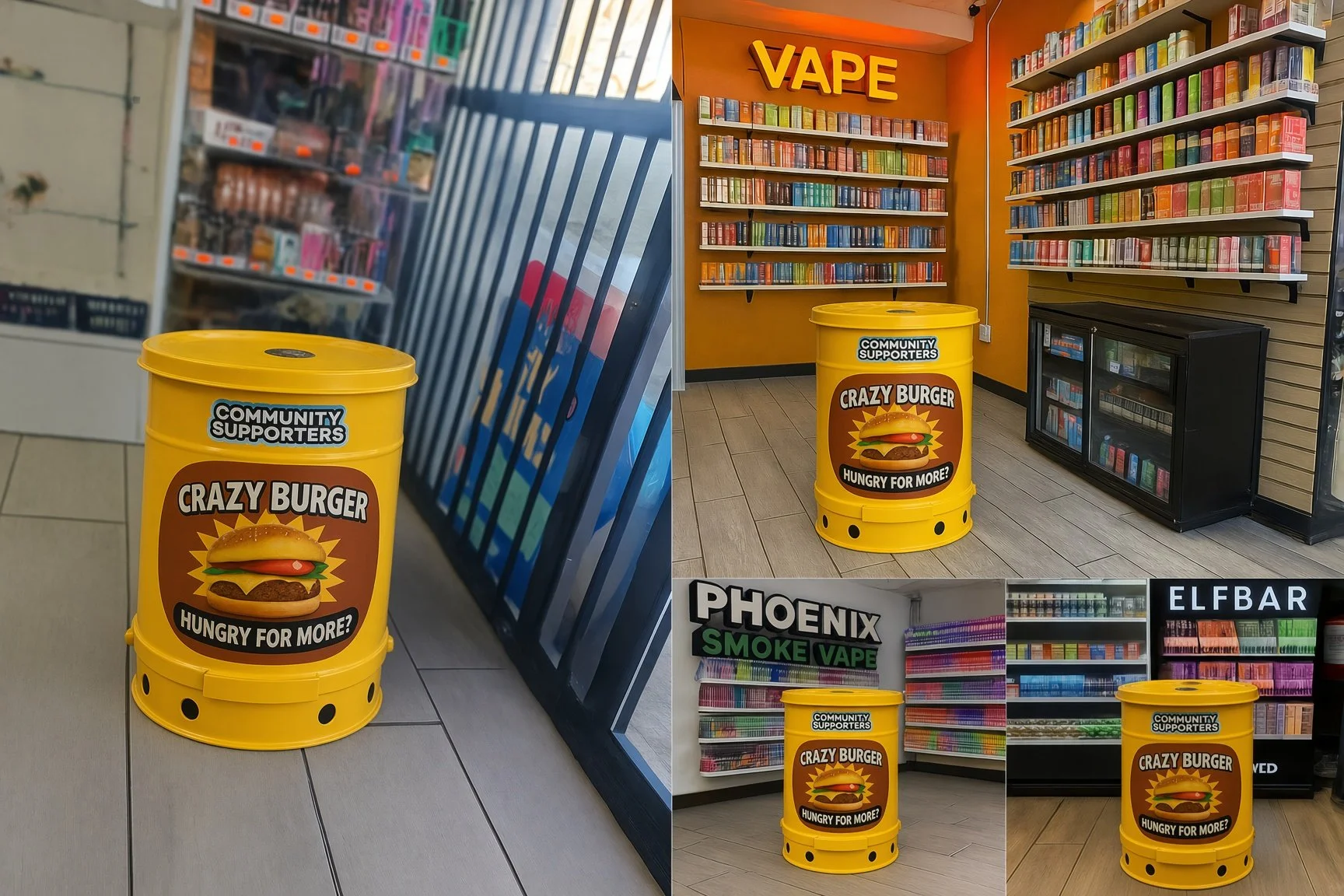 ResQ Vapes public drop-off bins in retail locations