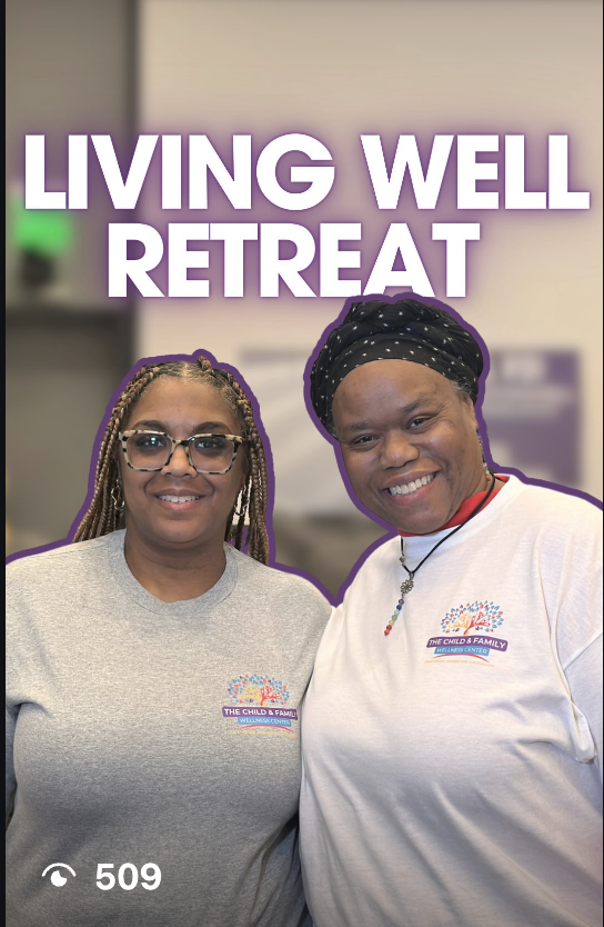 TCFWC Living Well Wellness Retreat recap title card