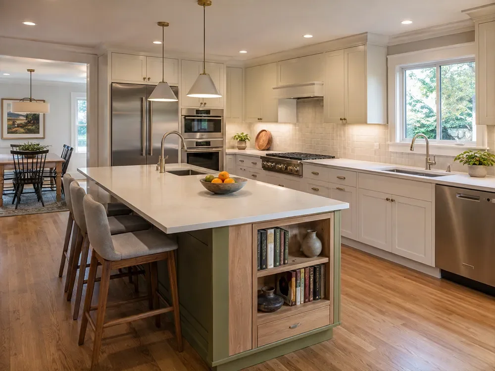 Kitchen renovation in a Kirkland, WA whole-home remodel