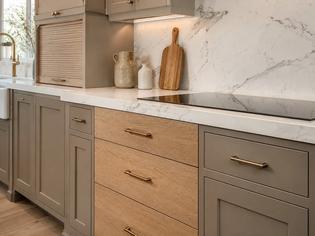 Custom kitchen cabinets installed in a Kirkland kitchen remodel