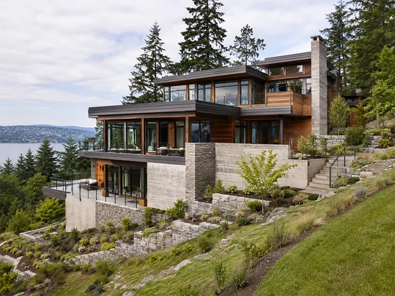 Custom home with detached ADU in Seattle, WA by Space | Craft
