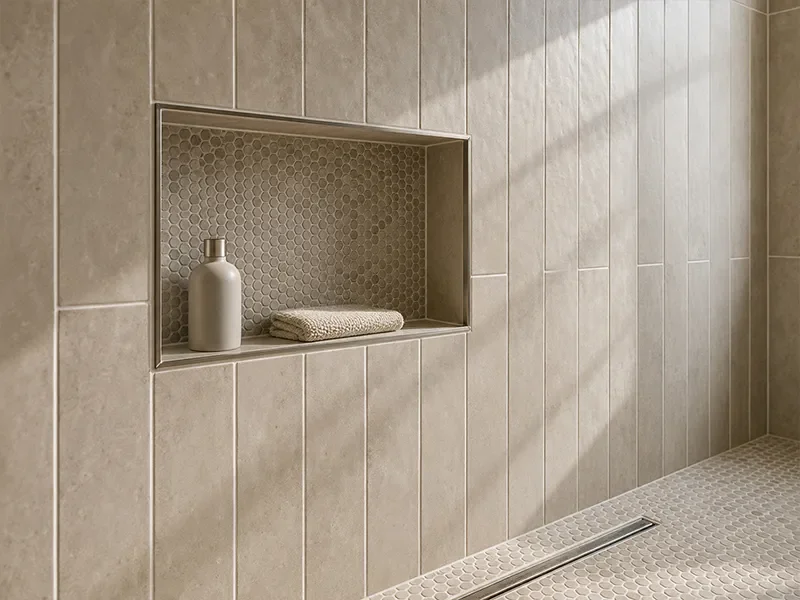 Bathroom tile and waterproofing