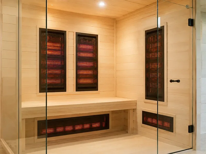 Sauna added during a Seattle, WA home addition by Space | Craft