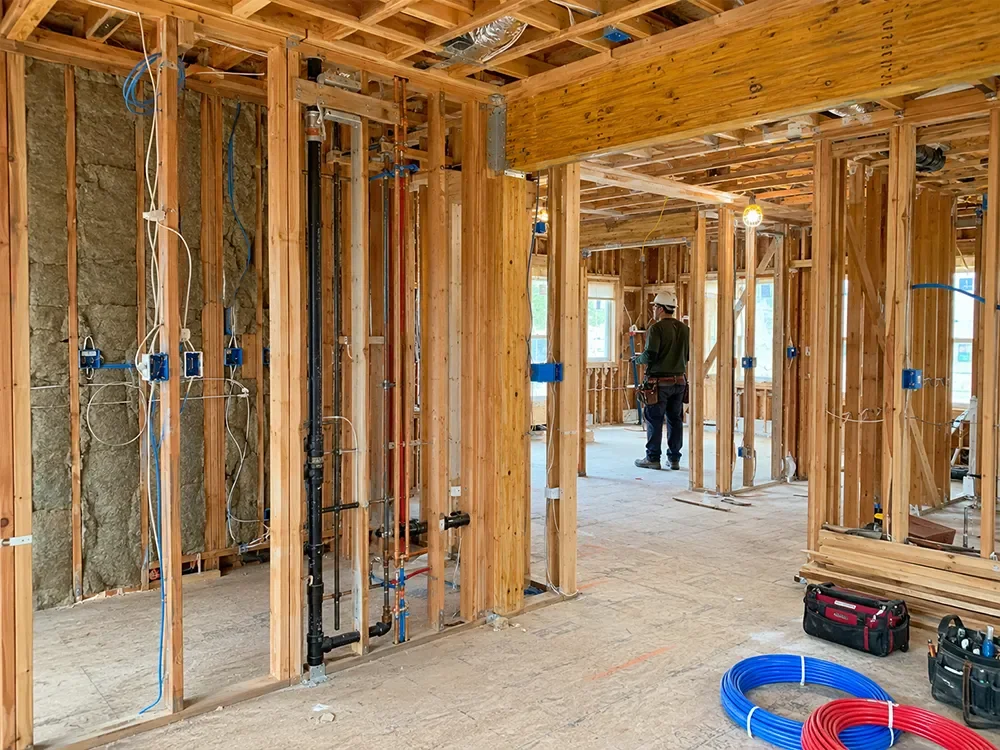 Systems and structural updates in a Kirkland, WA renovation