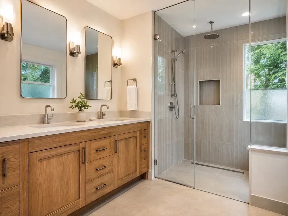 Bathroom renovation in a Kirkland, WA home remodel