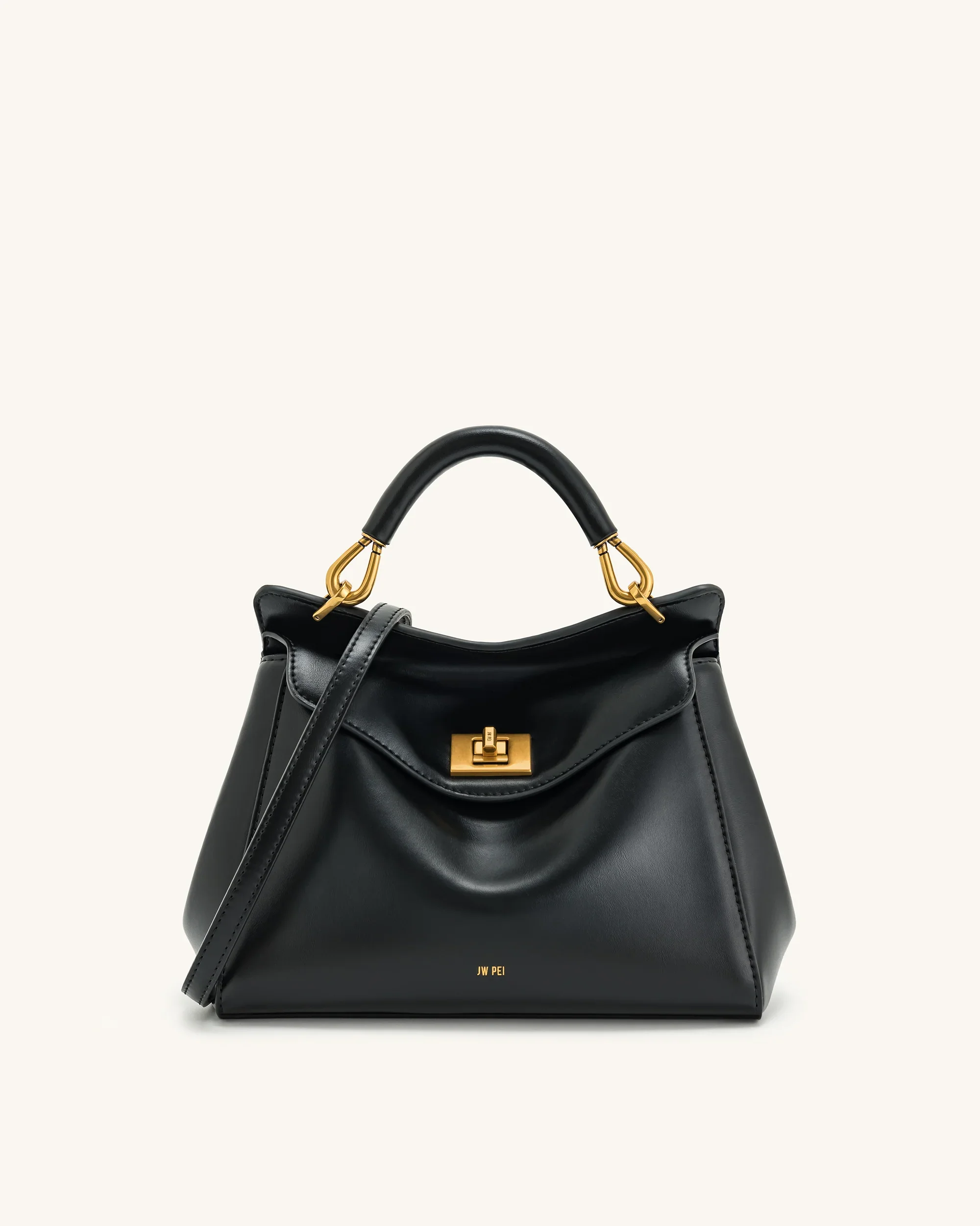 JW Pei Lucia Black Leather