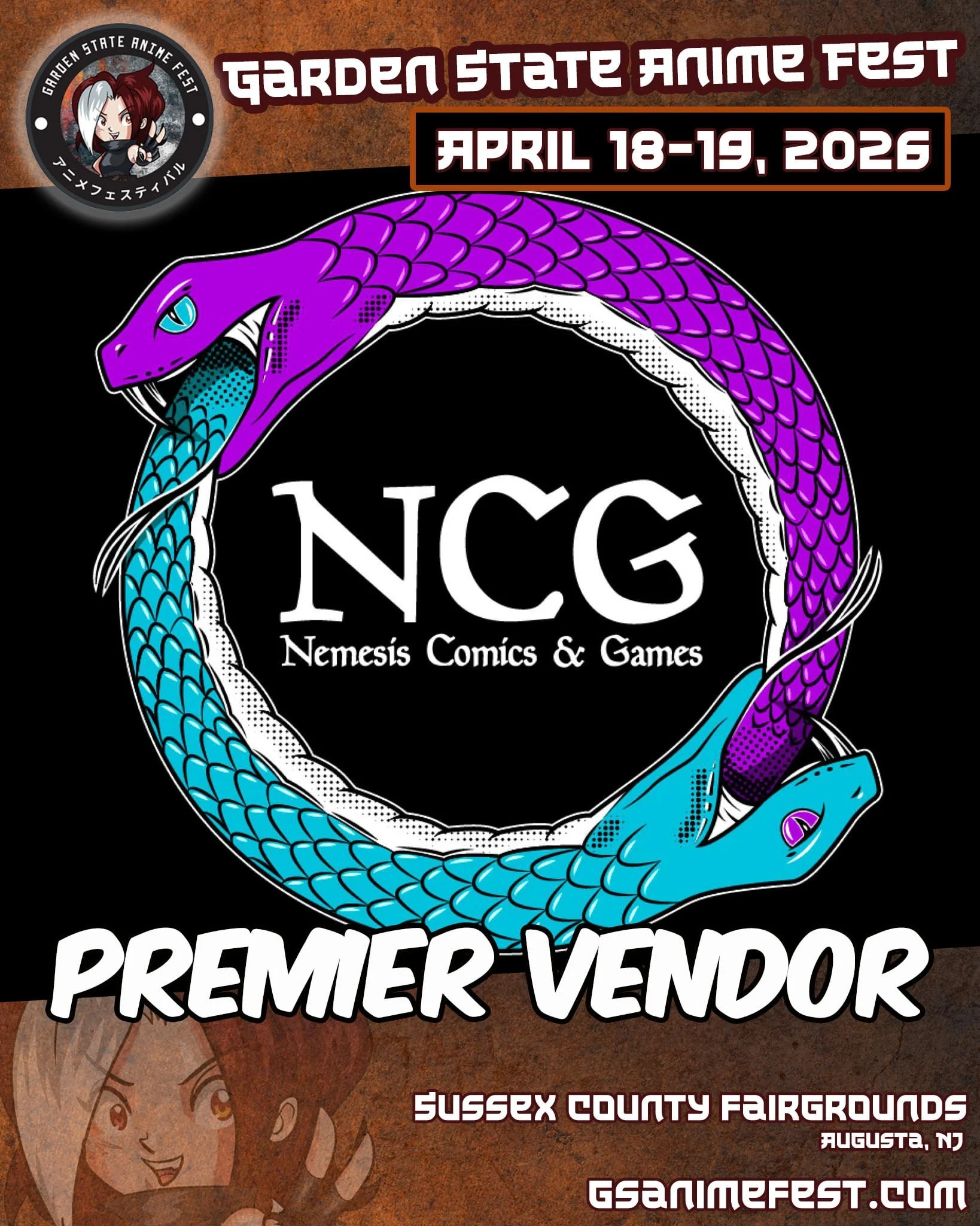 Nick Caponi Graphics at Garden State Anime Fest 2026