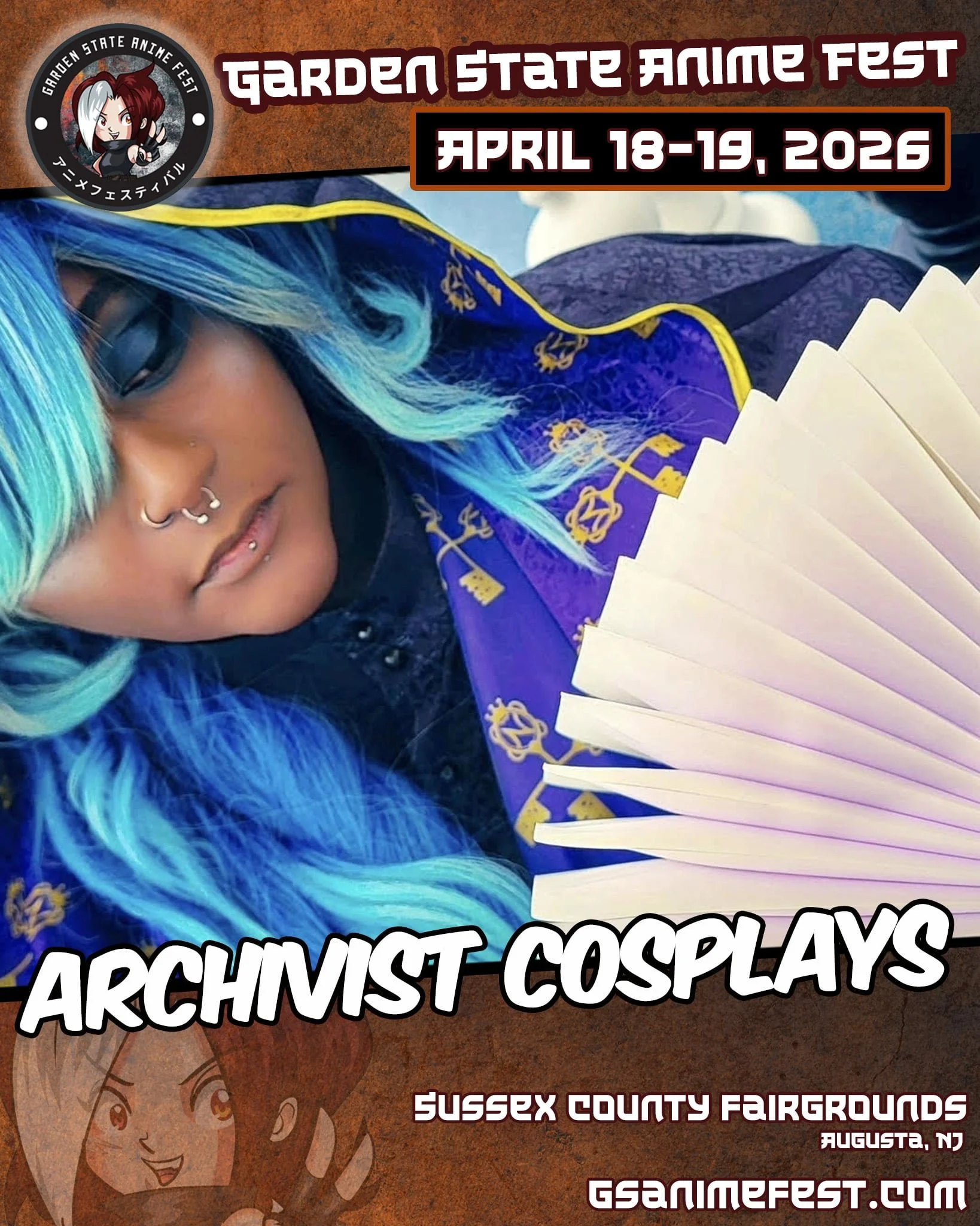 Archivist Cosplay at Garden State Anime Fest 2026
