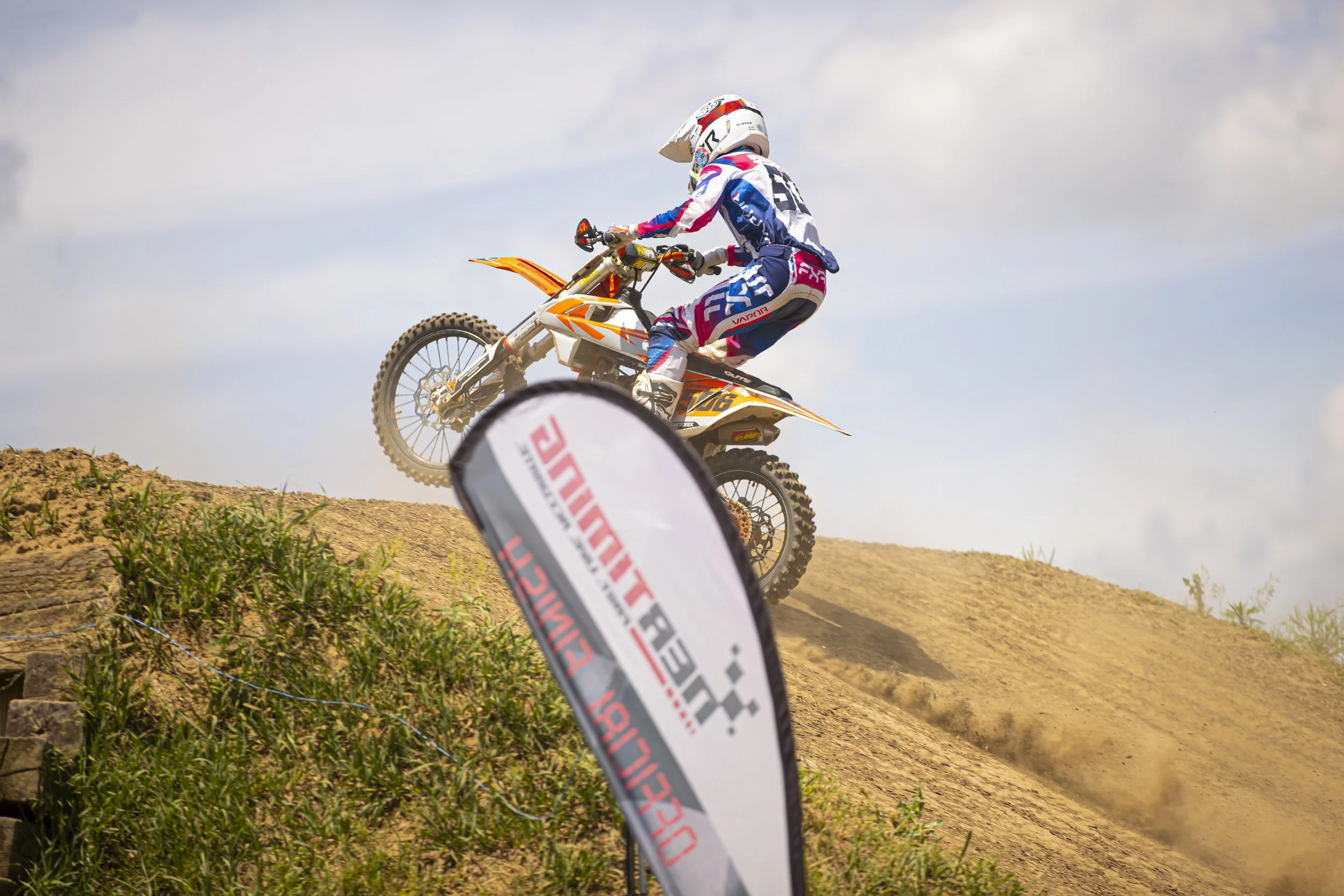 Live motocross timing at the track