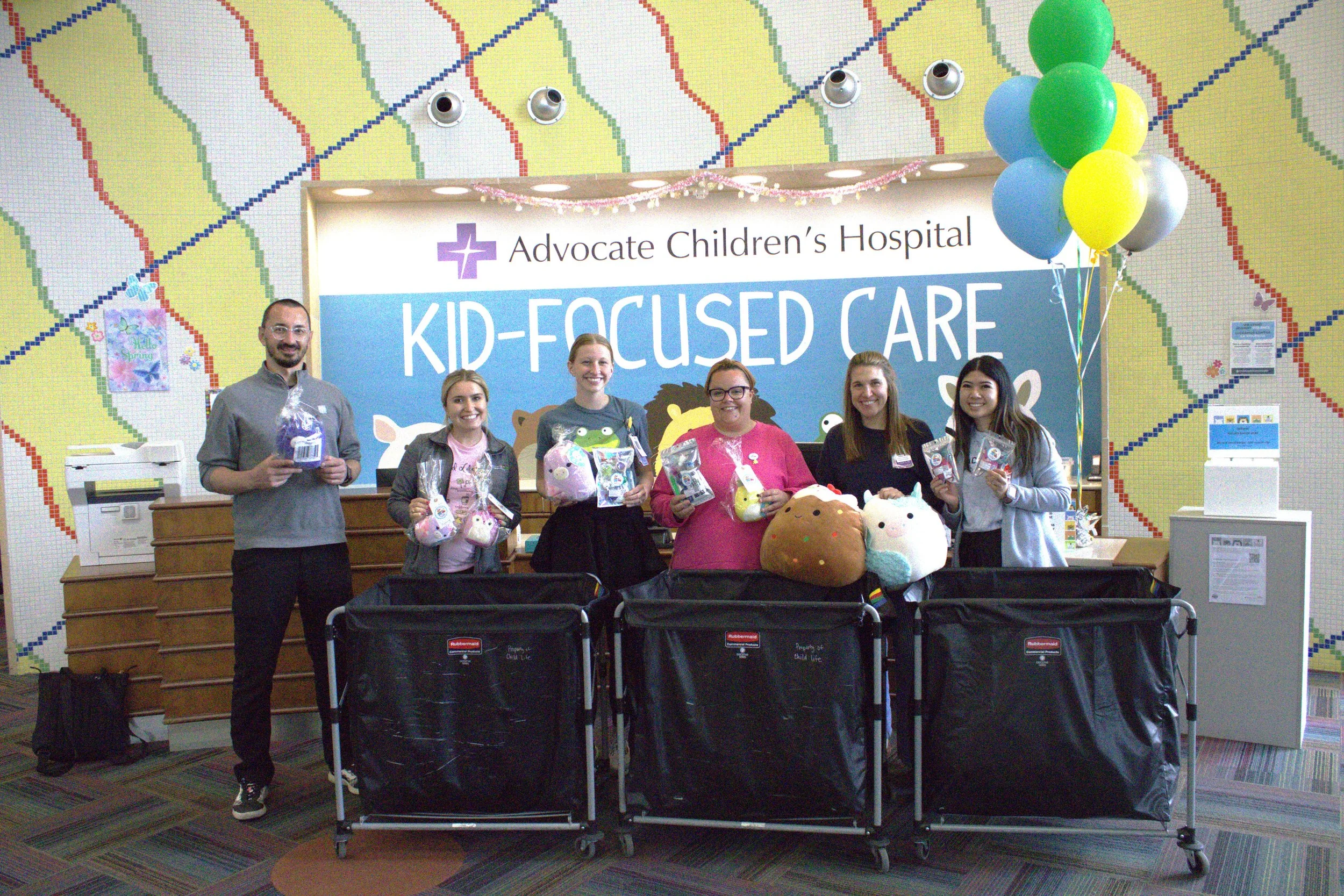 Maxwell’s Toy Box donation drop-off at Advocate Children’s Hospital in Park Ridge
