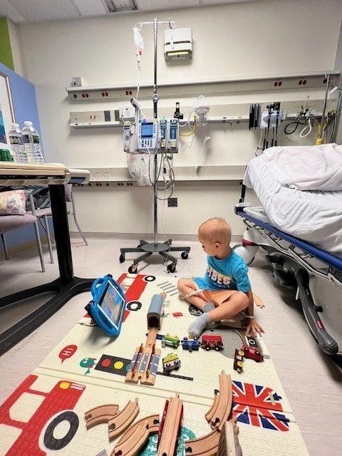 Max during a clinic visit