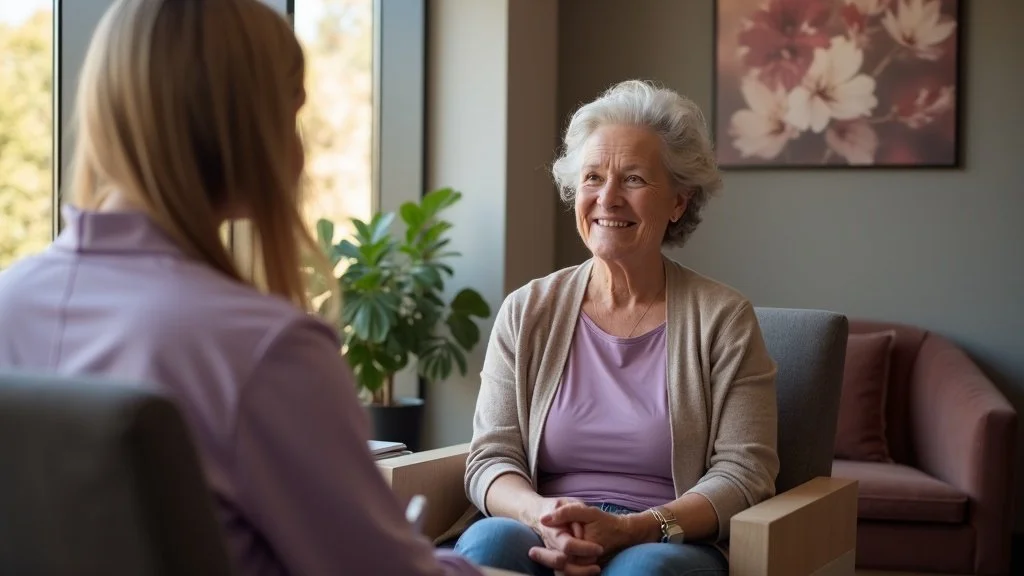 Patient discussing personalized facet joint pain treatment plan with interventional pain specialist