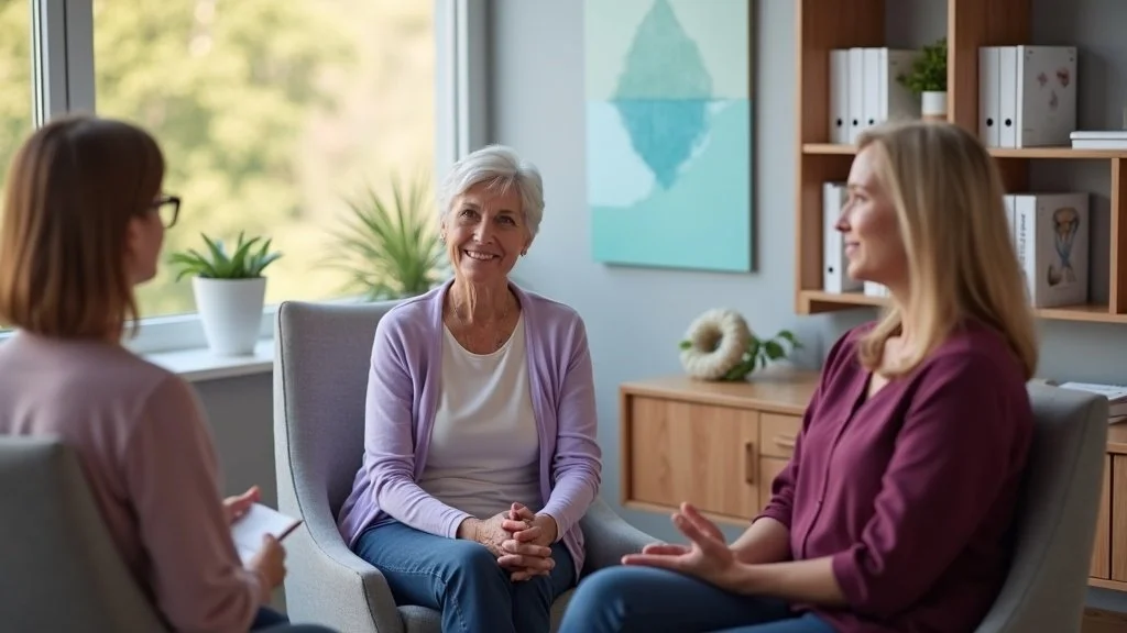 Patient consultation with interventional pain specialist for spinal stenosis in Napa Valley