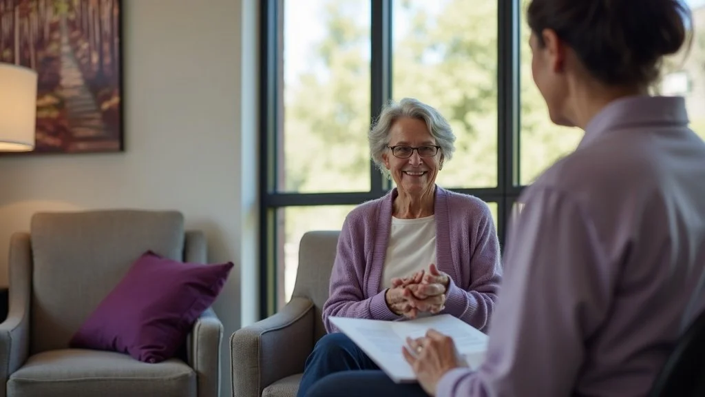 Patient discussing personalized non-surgical back pain treatment plan with Napa physician