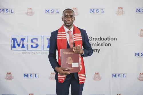MSL Business School at the 2026 ICAG graduation in Accra