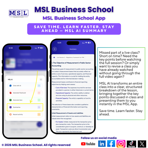 MSL AI summary feature: summarise entire video lessons in the MSL App