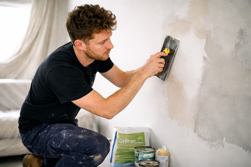 Wall preparation and filling
